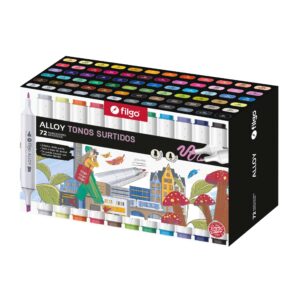 Marcadores Artísticos Doble Punta Alloy X72