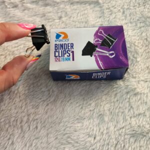 Binder clips negros