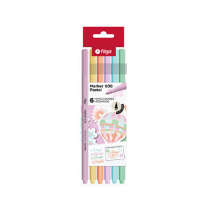 Marcador 1mm Marker 036 Pastel x6