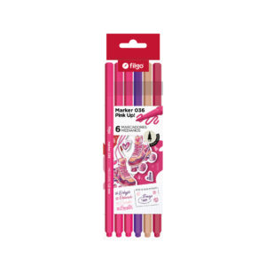 Marcador 1mm Marker 036 Pink x6