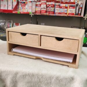 Organizador de escritorio 2 cajones 35x13x22
