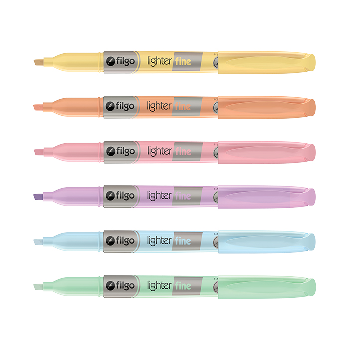 Resaltador fino Lighter Fine pastel x6 - Imagen 3