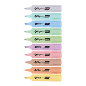 Resaltador chato Text Marker pastel