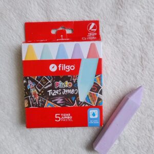 Tiza jumbo Pinto Pastel x5