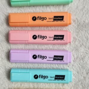 Resaltador chato Text Marker pastel x6