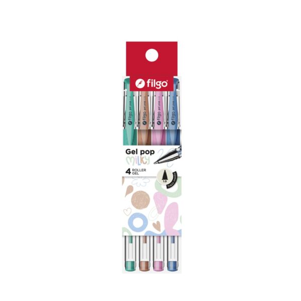 Roller gel Gel Pop Milky x4