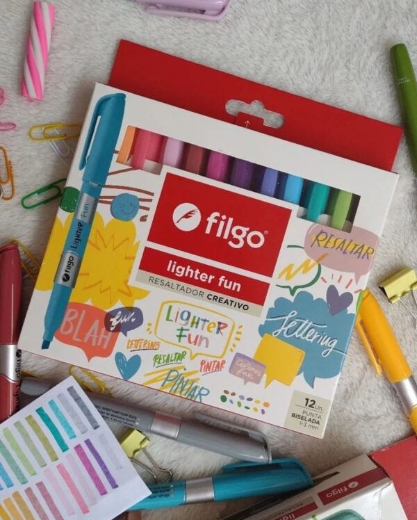 Resaltador fino Lighter Fine FUN x12