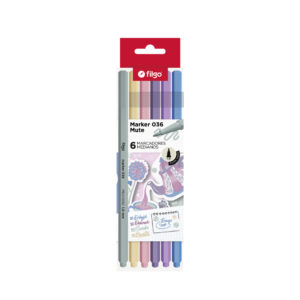 Marcador 1mm Marker 036 Mute x6