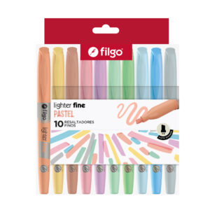 Resaltadores Lighter Fine pastel x10