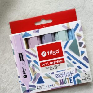 Resaltador chato Text Marker Mute x5