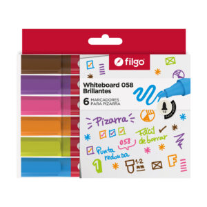 Marcador para pizarra Filgo x6