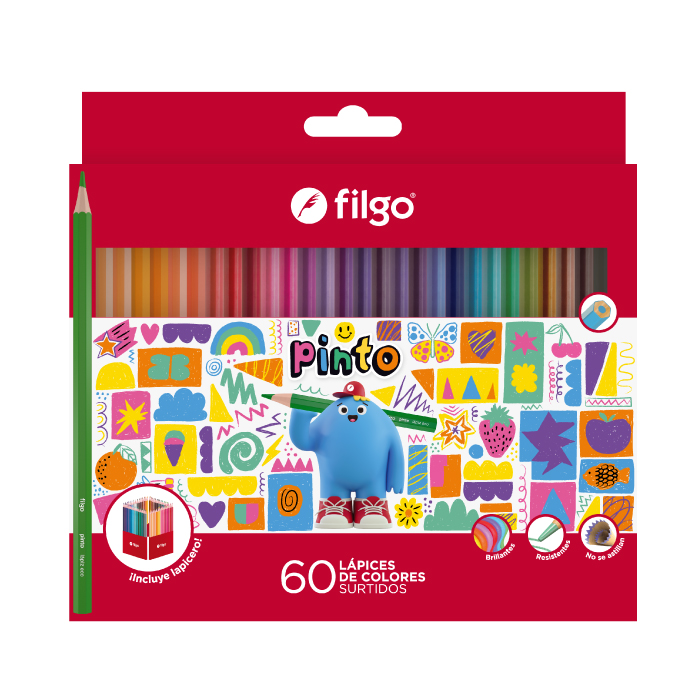 Lápices Filgo de colores x60