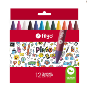Crayón de cera Pinto x12