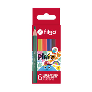 Lápices Filgo de colores x6 mini
