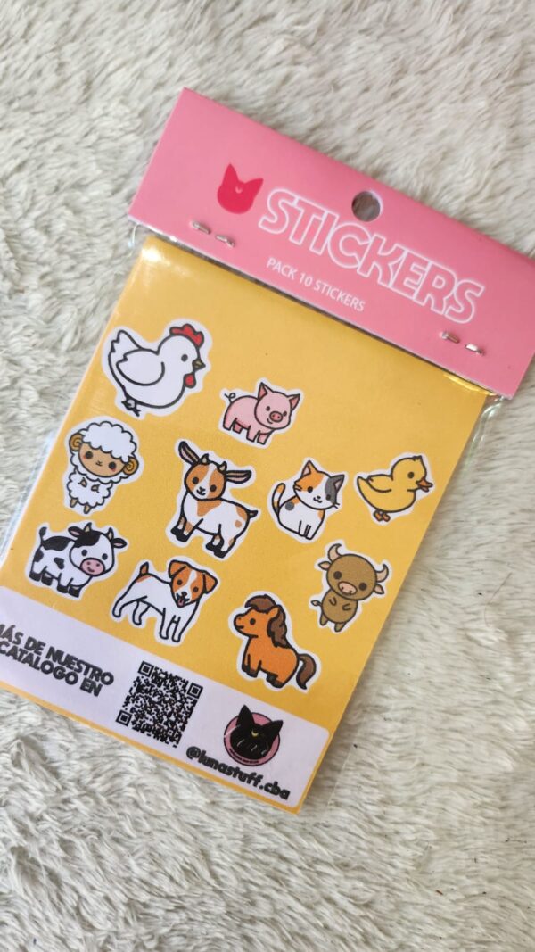 Stickers animalitos de granja - Image 2