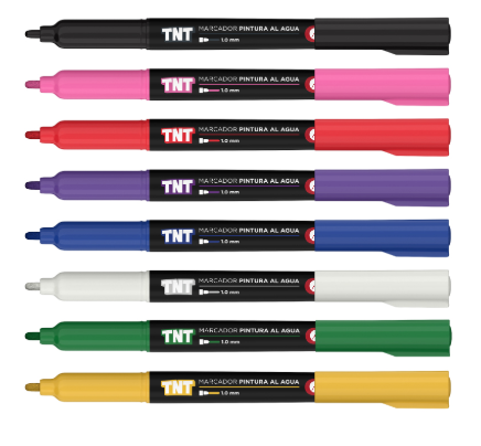 Marcador de pintura x8 clasicos TNT - Image 2