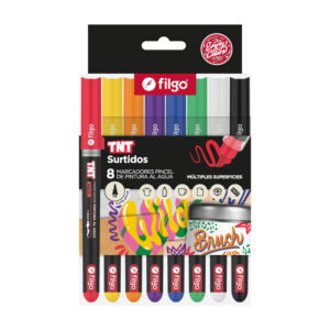 Marcador pincel de pintura x8 TNT