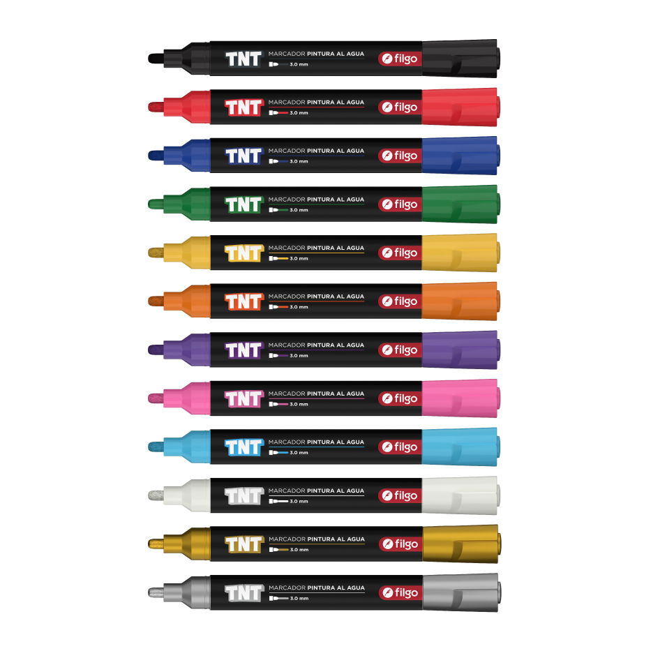 Marcadores de pintura TNT