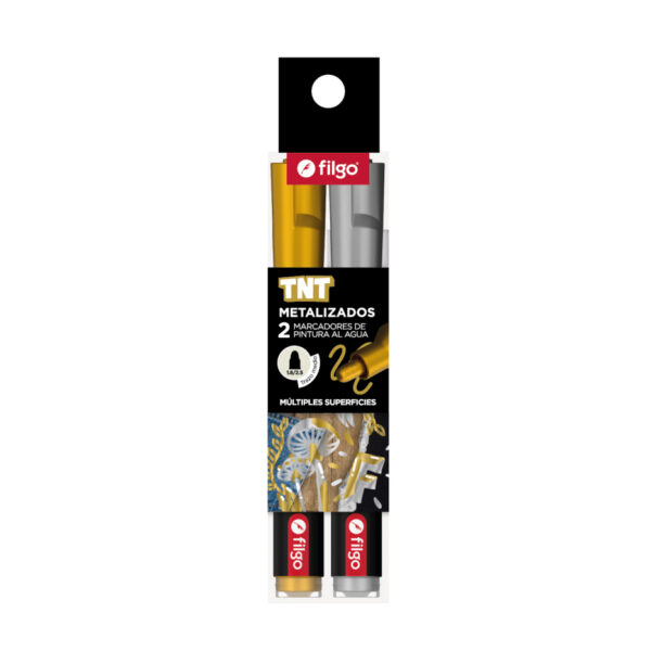 Marcador de pintura x2 metalizados TNT
