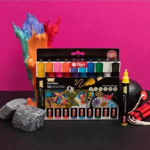 Marcador de pintura x10 clásicos TNT