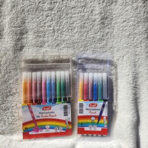 Marcadores trabi punta pincel clásicos