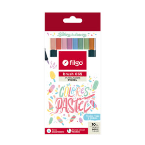 Marcador pincel Brush Filgo x10