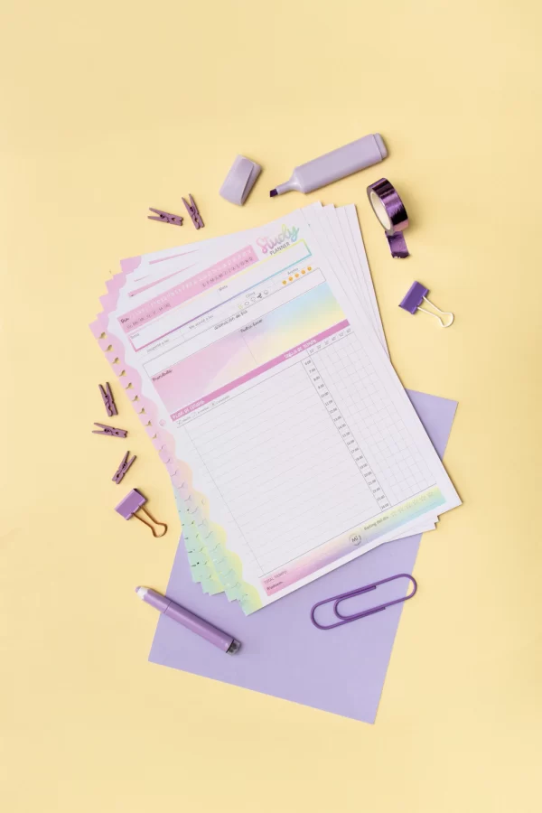 Study planner removible A4