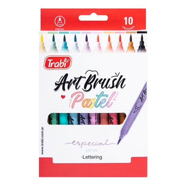 Marcador pincel Art Brush Trabi Pastel x10