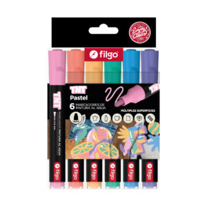 Marcador TNT 3.0 mm x6 pastel