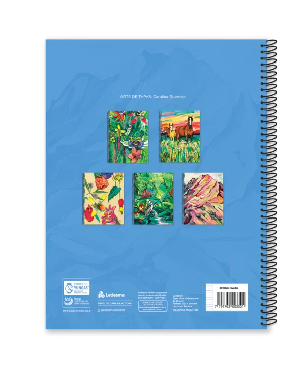 Cuaderno tapa dura A4 x80hjs de 75gr - Image 6