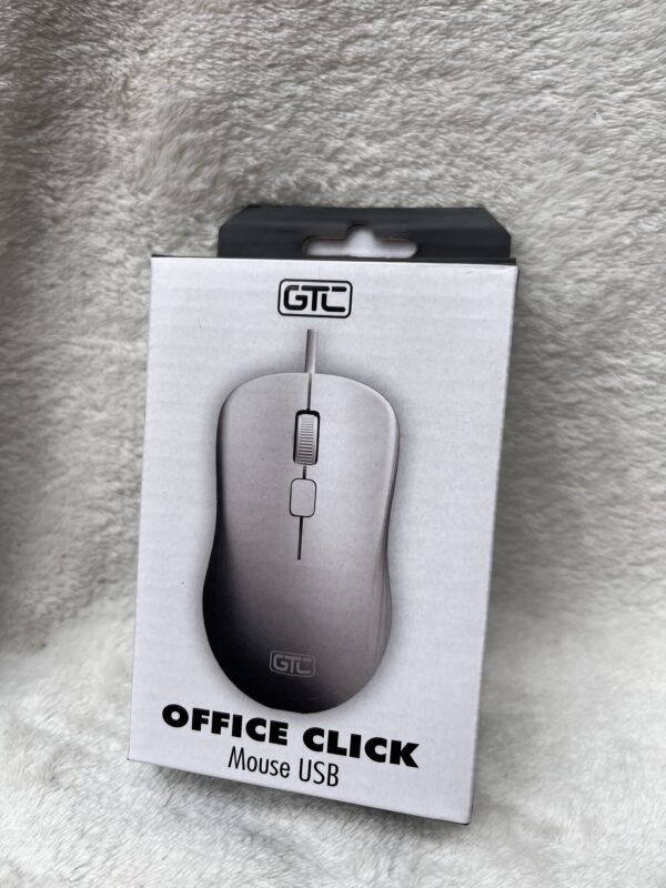 Mouse blanco con cable