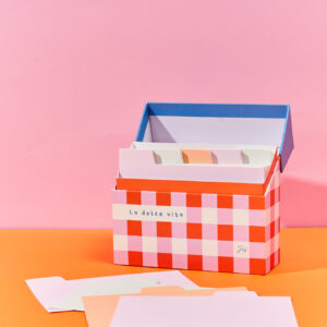 Fichero x5 tarjetas con 100 hojas Colorblock FW