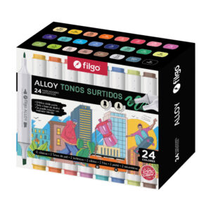 Marcadores Artísticos Filgo Doble Punta Alloy X24