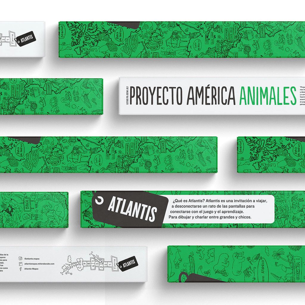 Mapas para pintar "Proyecto Animales de América" - Image 5