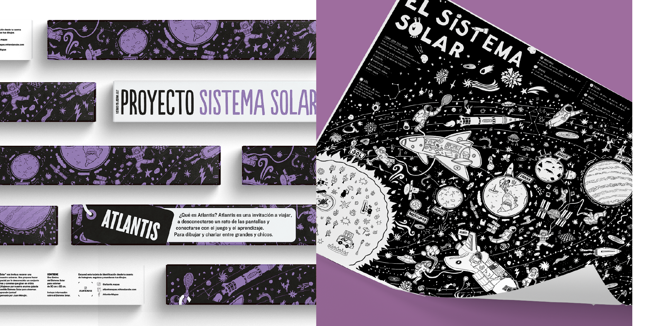 Mapas para pintar "Proyecto Sistema Solar"