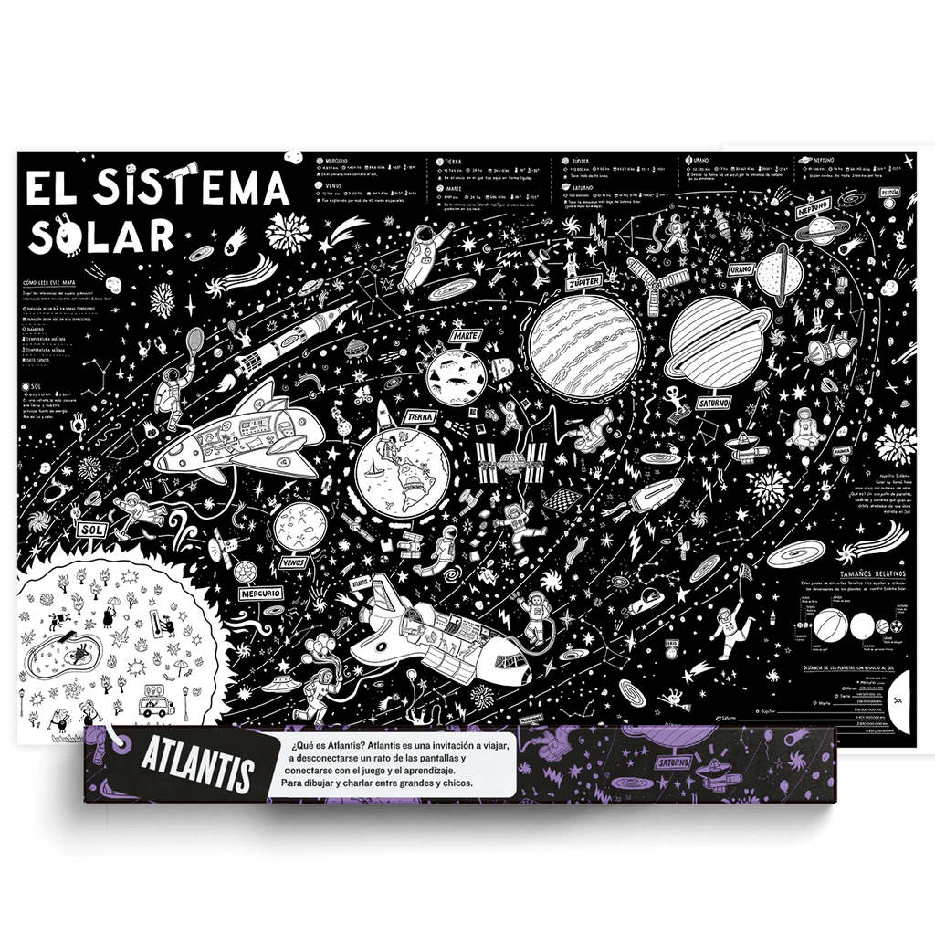 Mapas para pintar "Proyecto Sistema Solar" - Image 6