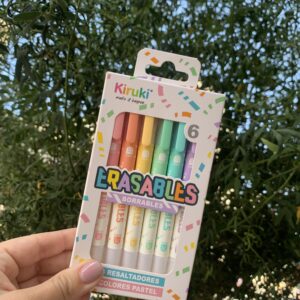 Resaltadores borrables Kiruki x6