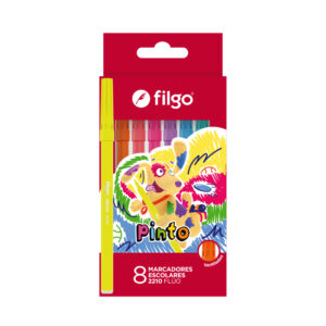 Marcador escolar Pinto 2210 fluo x8