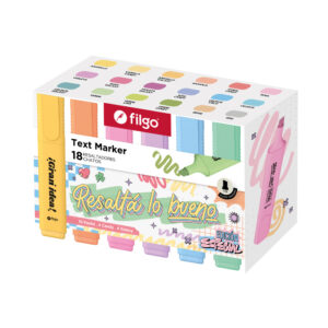Resaltador Text Marker x18 pastel Edición especial