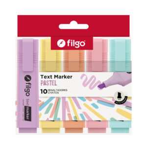 Resaltador Text Marker x10 PASTEL