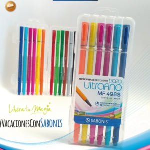 Microfibras en estuche Sabonis x12