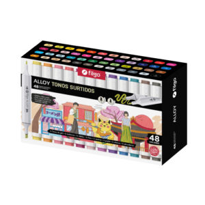 Marcadores Artísticos Filgo Doble Punta Alloy X48