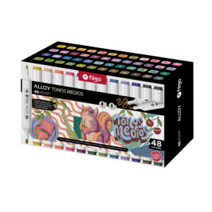 Marcadores Artísticos Filgo Doble Punta Alloy X48 MEDIOS