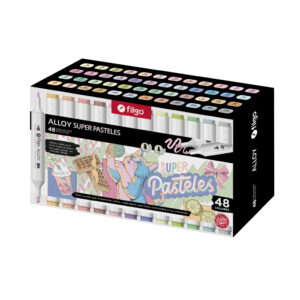 Marcadores Artísticos Filgo Doble Punta Alloy X48 PASTELES