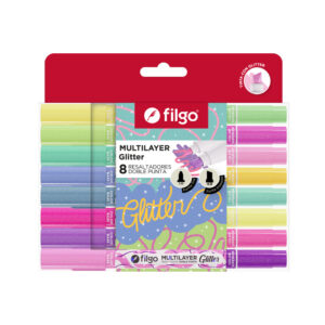 Resaltador doble punta Multilayer GLITTER