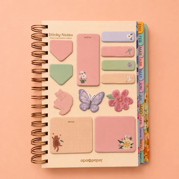 Agenda PREMIUM A5 - SEMANAL - FLORES - Imagen 3