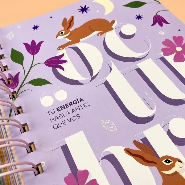 Agenda PREMIUM A5 - SEMANAL - FLORES - Imagen 4