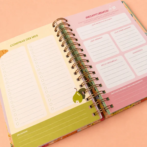 Agenda PREMIUM A5 - SEMANAL - FLORES - Imagen 12