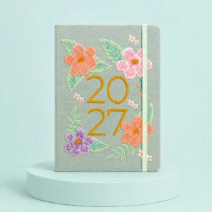 Agenda BORDADA A5 - FLORES