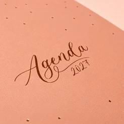 Agenda EDICION LIMITADA - Eco Cuero - ROSA - Imagen 2